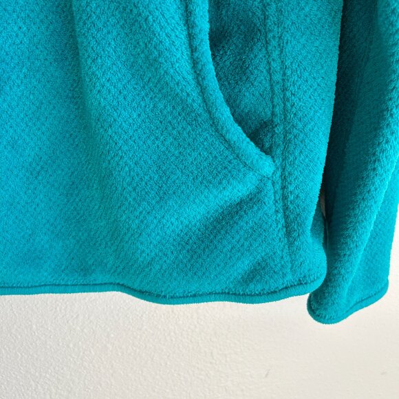 Patagonia Re-Tool Snap-T Fleece L Teal Blue Polartec Pullover Sweatshirt - Picture 4 of 8